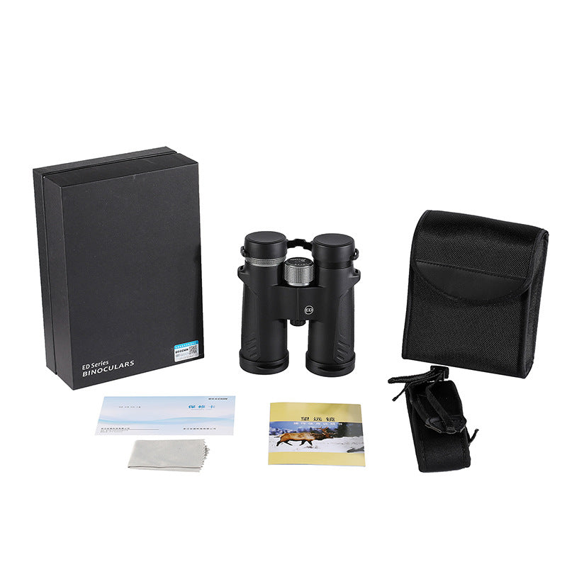 10×42 Outdoor Binoculars, Night Vision Binoculars, Binoculars with ED Lenses, Nitrogen-Filled, Waterproof, Phase-Coated, Bee-Spotting Binoculars